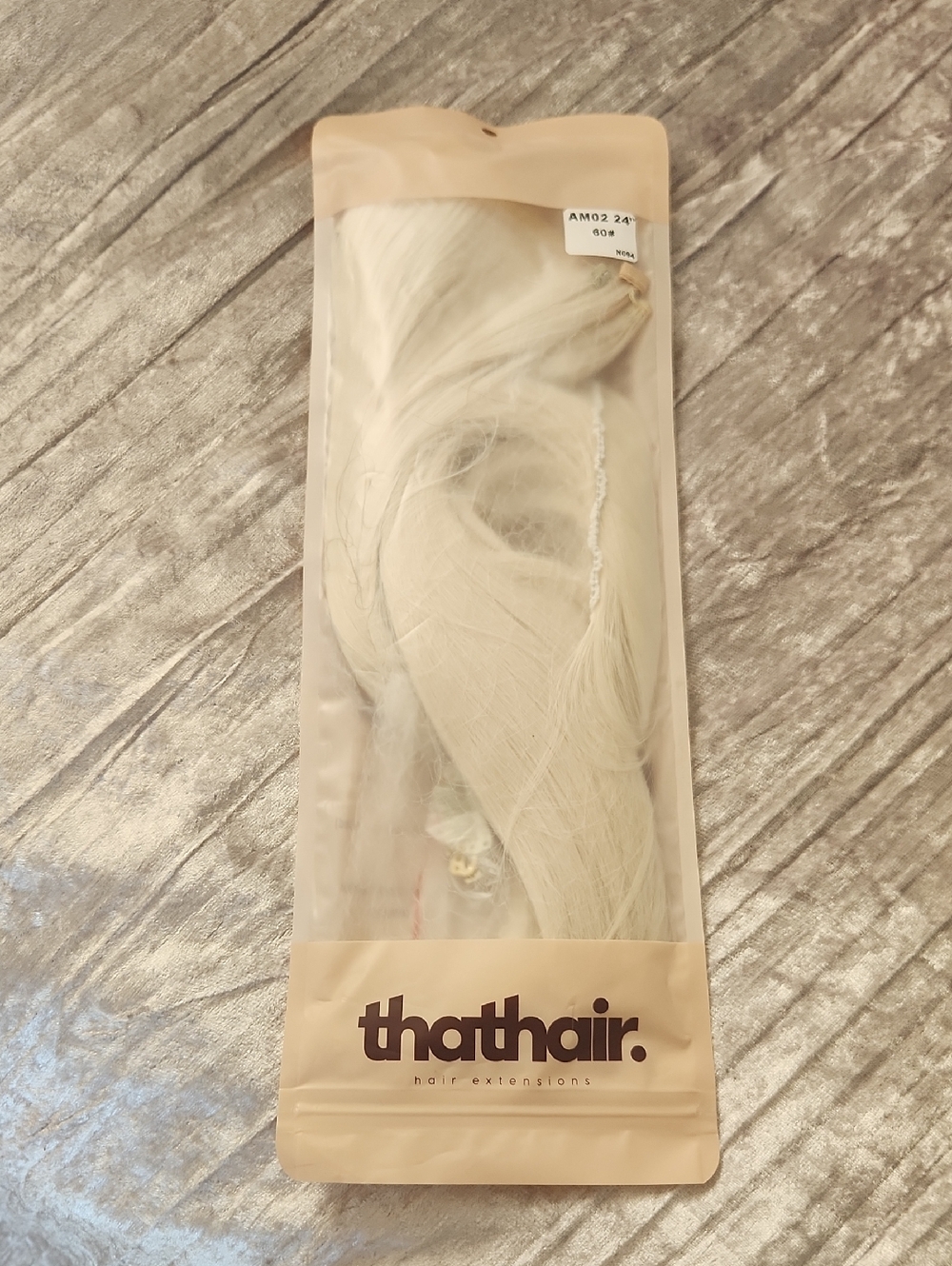 ThatHair Platinum Blonde Clip-In Hair Extensions